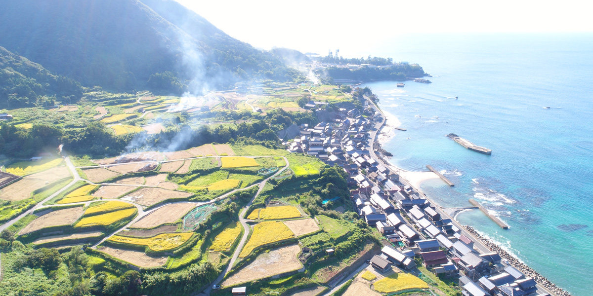 【食の景観　棚田と海岸線　絶景カフェ 】 | 海の京都モデルコース