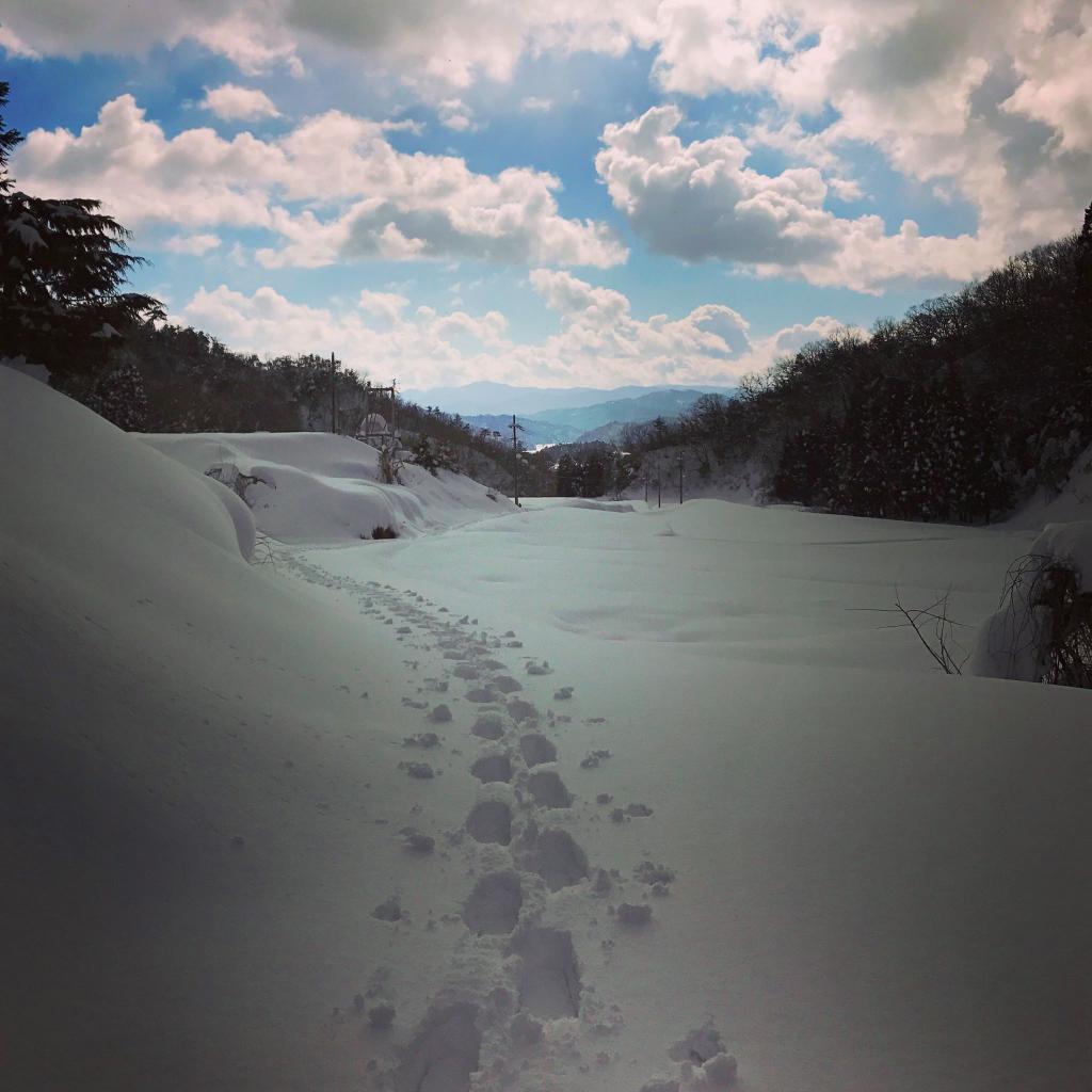 丹後半島雪遊びスノーシュー体験