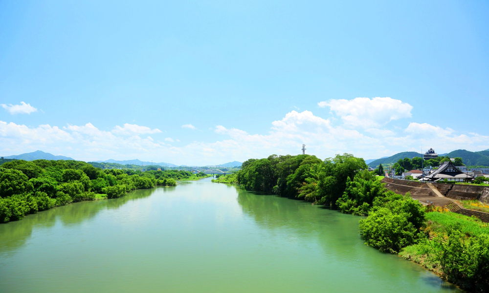 福知山城下町の整備～明智藪（光秀堤）～