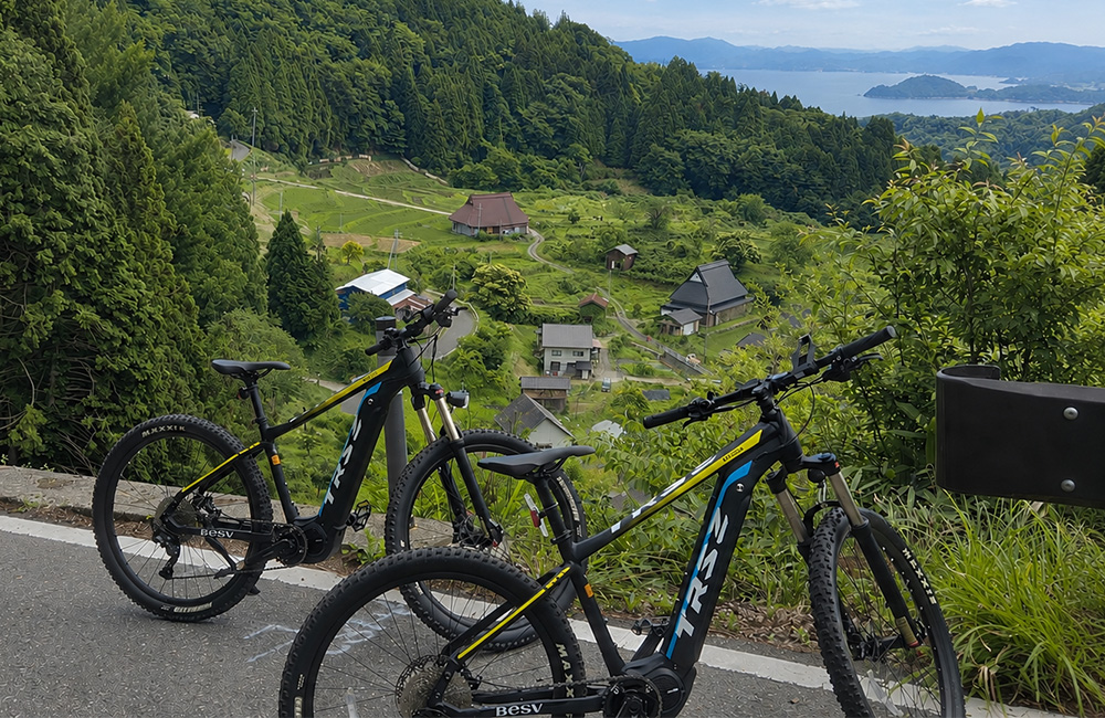 登りも下りも楽しい！世屋高原をめぐるe-bikeツアー