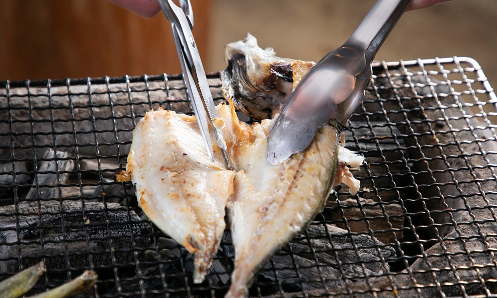 カネマスの七輪焼き(天橋立)